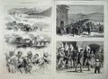 Old Antique Print Civil War Spain 1874 Carlist Prisoners Battle Beobia 19th