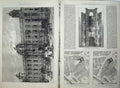 Old Antique Print 1874 Northumberland House Portal Plan Street Fine Art 19th