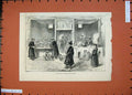Original Old Antique Print 1874 Restaurant Kashgar Central Asia Men Costumes