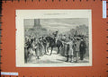Old Antique Print 1874 Vienna Paris Lieutenant Zubowitz Barriere Du Trone 19th