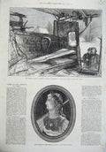 Old Antique Print Railway Accident Carriage Shipton 1875 Emperor Claudius 19th