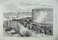 Old Antique Print 1875 Ship Wreck Schiller Funeral St Mary'S Scilly Isles 19th
