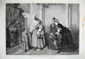 Original Old Antique Print 1875 Fine Art English Ladies Visiting Moor'S House