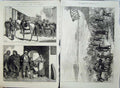 Old Antique Print War Spain 1875 Cavlary Horse Tafalla Ebro Castijon Art 19th