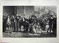 Old Antique Print 1875 Fine Art Execution Sir Thomas More Castle Yeames 19th