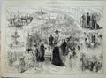 Old Antique Print 1875 Duke Edinburgh Yorkshire Expedition Manufactures 19th
