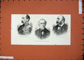Original Old Antique Print 1875 Colonel Millward Benjamin Attwood Ledru Rollin