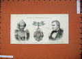 Old Antique Print 1875 Guicowar Baroda John Gray Solicitor Mayor Coventry 19th