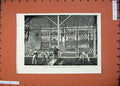 Original Old Antique Print 1875 Interior GQuartz Crushing Battery New Zealand