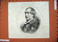 Old Antique Print 1875 Portrait Count De Jarnac French Ambassador London 19th