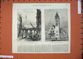 Old Antique Print 1875 Ruins Rimmel Factory Strand Church Caterham Surrey 19th