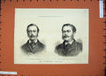 Old Antique Print 1875 University Boat Race Mr Way Oxford Rhodes Stroke 19th