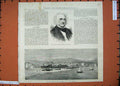 Original Old Antique Print 1875 Samuel BignNorwich San Remo Italy Russia Yacht