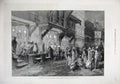 Original Old Antique Print 1875 Feast Lanterns Bombay China Lamp Light Fine Art