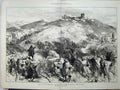 Original Old Antique Print 1875 War Herzegovina Storming Fortress Palanka Army