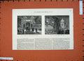 Old Antique Print 1875 Bombay Illuminations Arch Souci Parell Purdah Log 19th