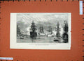 Old Antique Print 1875 Prince Wales Royal Yacht Osborne Said Cairo Ship 19th