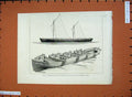 Original Old Antique Print 1875 Mr Stanley Boat Livingstone Rivers Lakes Africa