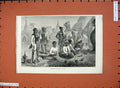 Original Old Antique Print 1875 Fine Art Burmese Prayer Gaudama Native Costumes