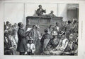 Old Antique Print 1876 Art America Negro Congregation Church Washington 19th