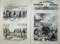 Old Antique Print 1876 War Servian Prisoners Ragocz Turkish Gurgusovacz 19th