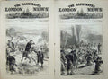 Old Antique Print 1876 War Servian Officers Greovatz Army Praying Battle 19th