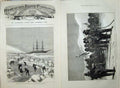 Old Antique Print North Pole 1876 Ice Skating Rink Discovery Ship Sledge 19th