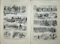 Original Old Antique Print 1876 War Alexinatz Turkish Spies Army Volunteers Ta
