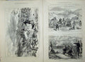 Old Antique Print 1876 War Battle Kniejesevacz Hafiz Pasha Achmet Army 19th