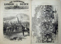 Old Antique Print War 1876 Montenegrin Army Cettigne Herzegovinian Men 19th