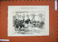 Original Old Antique Print 1876 Servians Dancing Kolo Armistice Paratchin Music