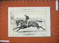 Original Old Antique Print 1876 Rosebery Horse Sport Racing Cesarewitch Stakes