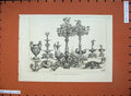 Old Antique Print 1876 Silver-Gilt Dinner Service Mikado Japan Table-Ware 19th