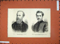 Old Antique Print 1876 Colonel Sandford Sergeant Pullman Army Rifle Sport 19th