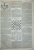 Original Old Antique Print 1877 Twenty Two Pages Illustrated London News Paper