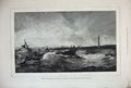 Original Old Antique Print 1877 Wreck Norwegian Barque Suez Yarmouth Ships Art