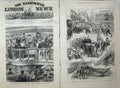 Old Antique Print 1877 Princess Wales Boys Training Ship Woolwich School 19th