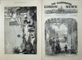 Original Old Antique Print 1877 Fine Art Man Bellows Clock Mending Chair Table