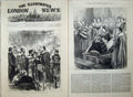 Old Antique Print Queen Opening Parliament 1877 Lord Beaconsfield Oaths 19th