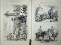 Antique Old Print Imperial Assembly India 1877 Lord Lytton Flagstaff Army 19th