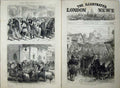 Antique Old Print Salonica Constantinople 1877 Sheep Koorban Stamboul War 19th