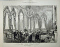 Old Antique Print 1877 Conference Admiralty Constantinople Baron Count 19th