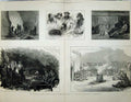 Antique Old Print 1877 Troedyrhiw Colliery Mine Accident Men Hospital Art 19th