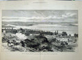 Old Antique Print 1877 War Widdin Danube River Kalafat War Army Fine Art 19th