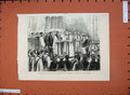 Old Antique Print 1877 Bishop St Albans Archbishop Canterbury Abbey Men 19th