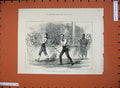 Old Antique Print 1877 Walking Feat Agricultural Hall Men Weston O'Leary 19th