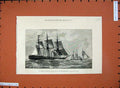 Old Antique Print 1877 Khedive'S Expedition Red Sea Ships Slave Trade Art 19th