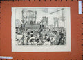 Original Old Antique Print 1877 Election South Carolina Columbia Men Voting