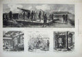 Old Antique Print 1877 Mukhlis Pasha Tabia Giurgevo Theatre Ruis War Art 19th
