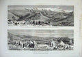 Original Old Antique Print 1877 Kaffir War South Africa Troops Police Cape Town